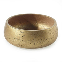 Design Shop Gold Mecca Bowl, 9.5" X 3.5".