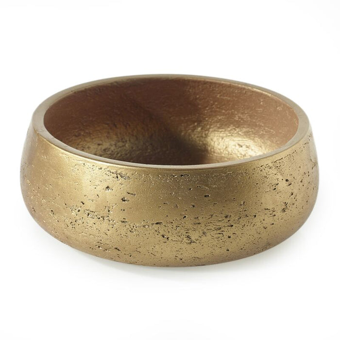 Design Shop Gold Mecca Bowl, 9.5" X 3.5".