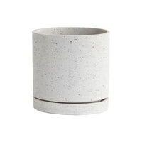 Design Shop Off-White Callahan Pot, 11" X 11.25".