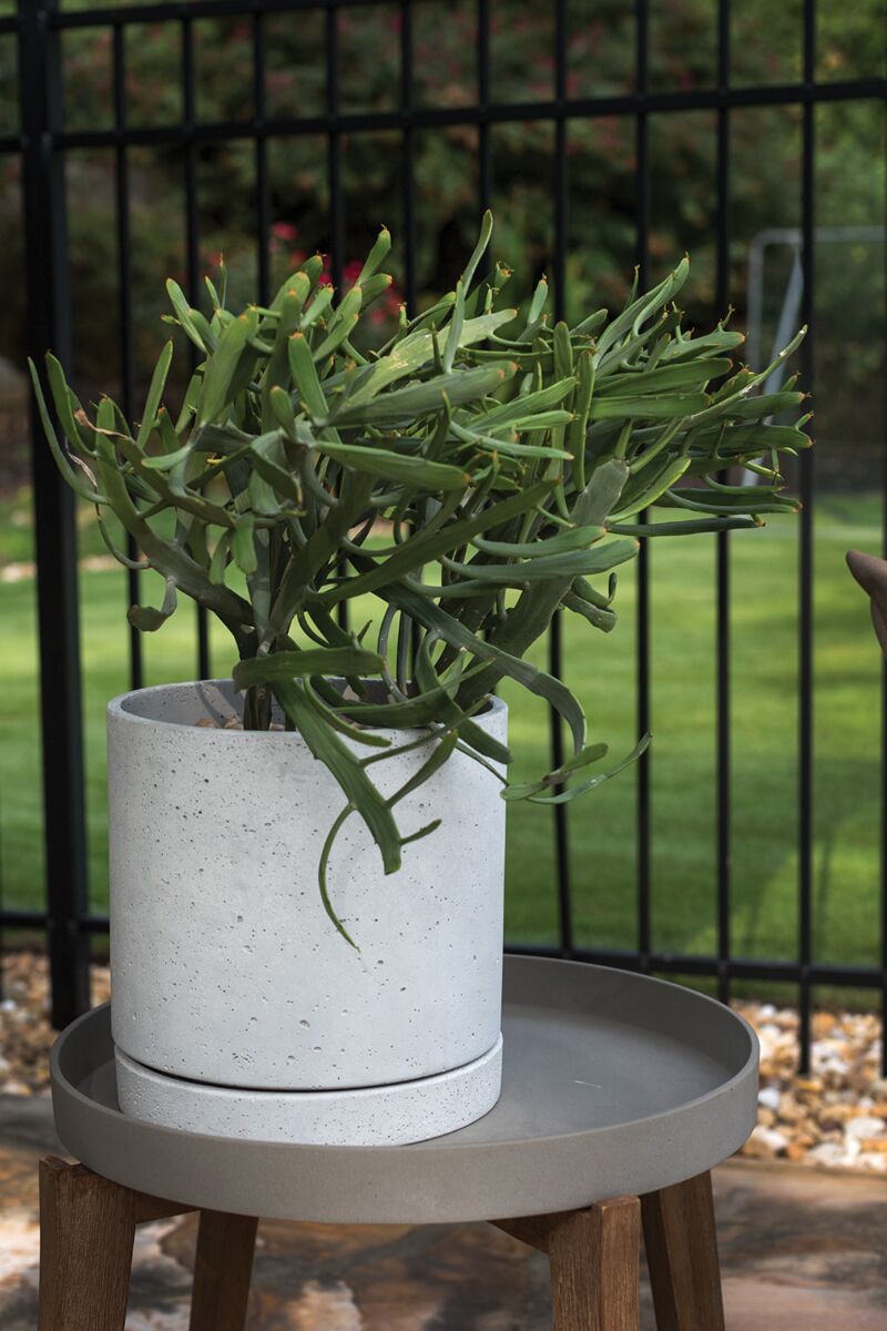 Design Shop Off-White Callahan Pot, 11" X 11.25".