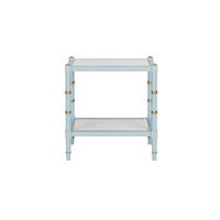 Chelsea House Conner Cane End Table - Blue