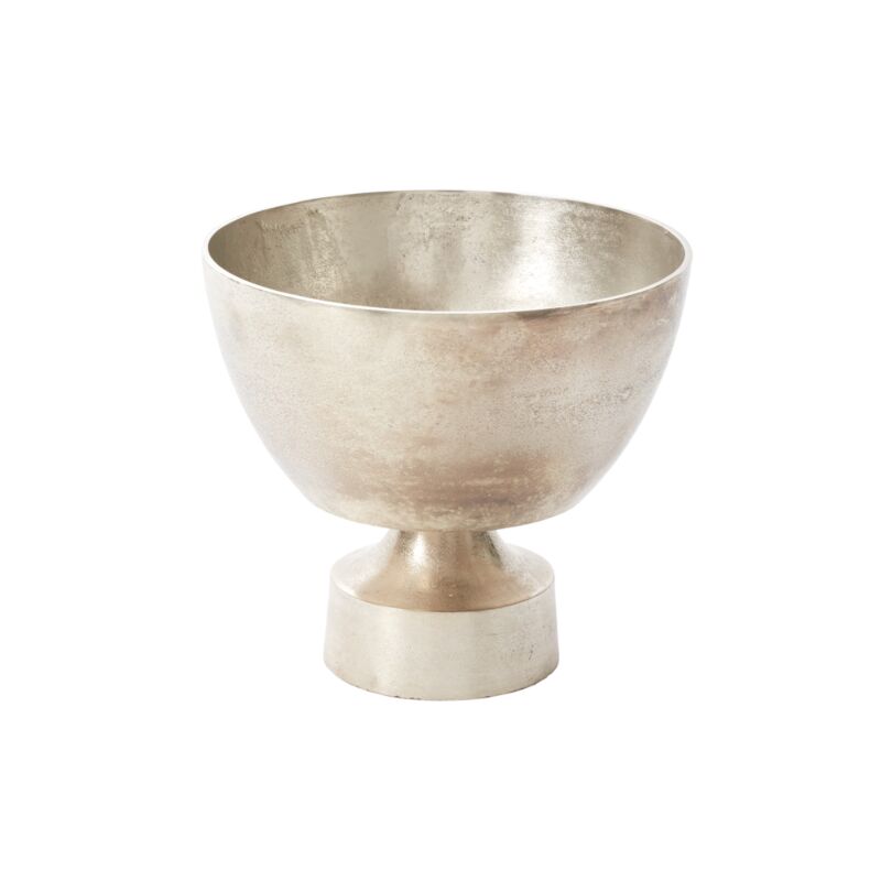 Design Shop Silver Moreland Compote, 11" X 10".