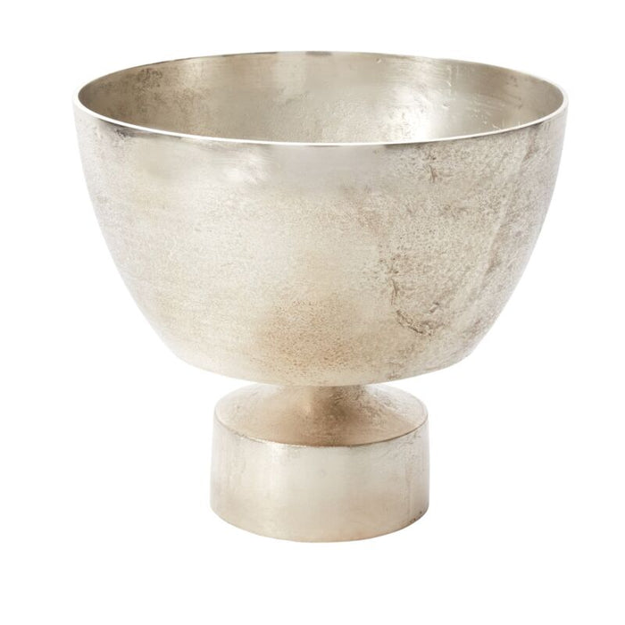 Design Shop Silver Moreland Compote, 15.75" X 13.75".