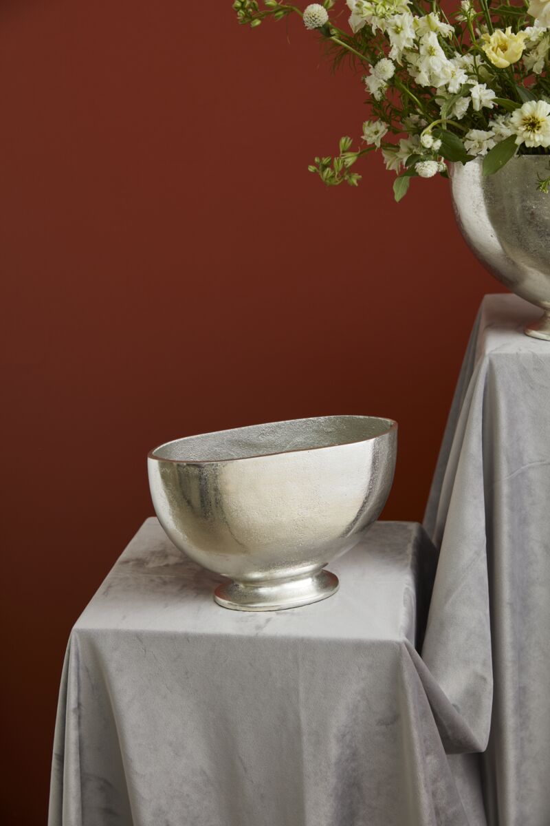 Design Shop Silver Westchester Boat, 9.75" X 6".