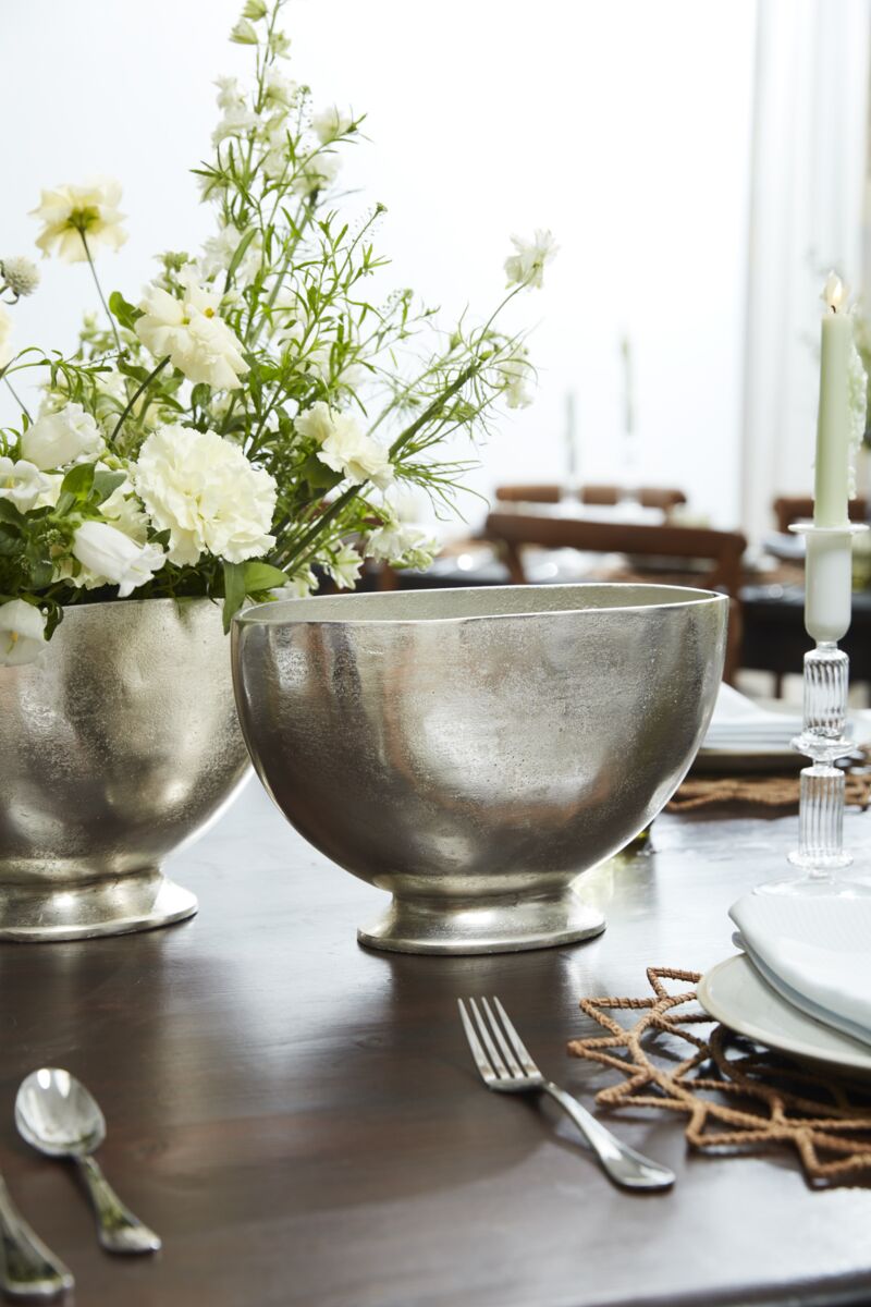 Design Shop Silver Westchester Boat, 12" X 7.25".