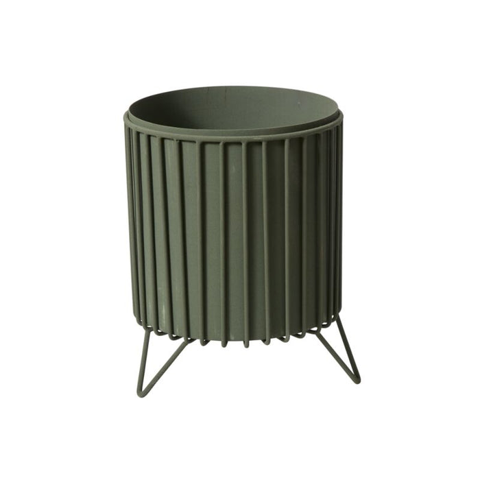 Design Shop Green Corum Planter, 8.5" X 11".