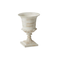 Design Shop White Chapel Urn, 10"x 14.5"