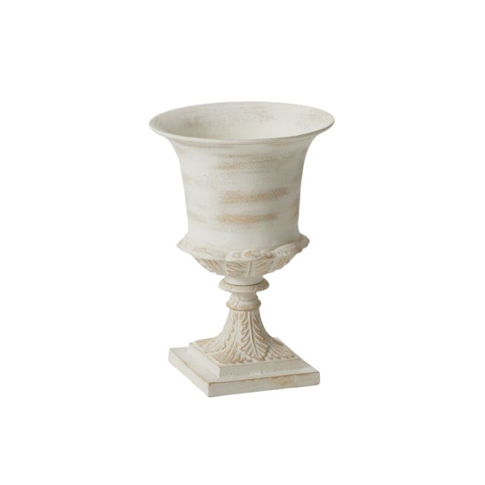 Design Shop White Chapel Urn, 10"x 14.5"