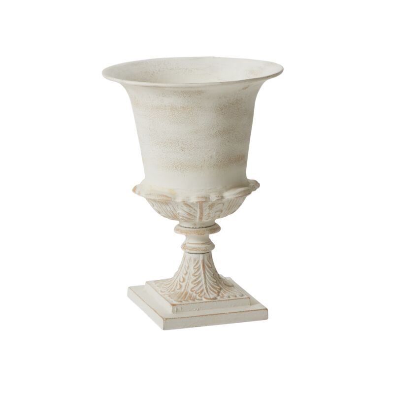 Design Shop White Chapel Urn, 12.25" X 17"