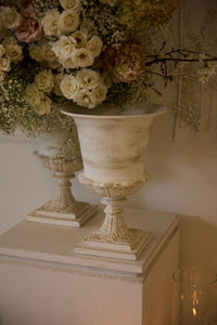 Design Shop White Chapel Urn, 12.25" X 17"