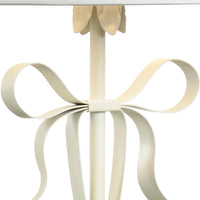 Chelsea House Bow Lamp - White