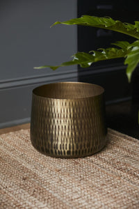 Design Shop Gold Jardin Pot, 10" X 7.5".
