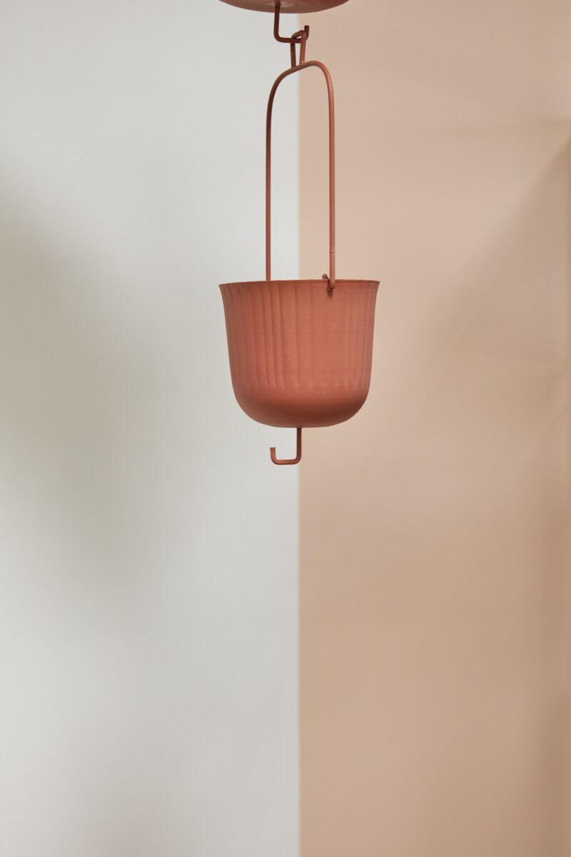 Design Shop Coral Gemini Hanging Pot, 5.5" X 13.5", Set of 2.