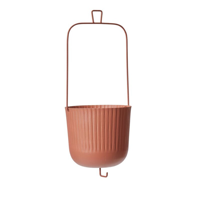 Design Shop Coral Gemini Hanging Pot, 7" X 17.5", Set of 2.