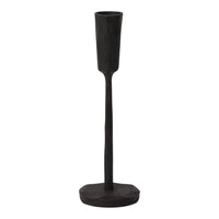 Design Shop Black Davina Collection Candlestick, 2.5" X 8".