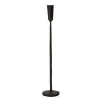 Design Shop Black Davina Collection Candlestick, 3" X 15.75".