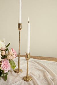 Design Shop Gold Auric Candlestick, 2.5" X 7.5".