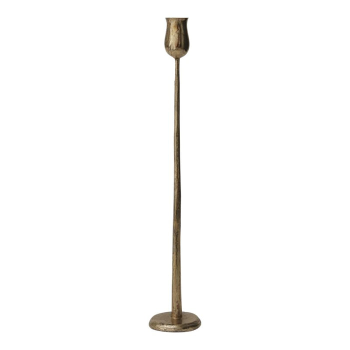 Bronze floor lamp on a white background