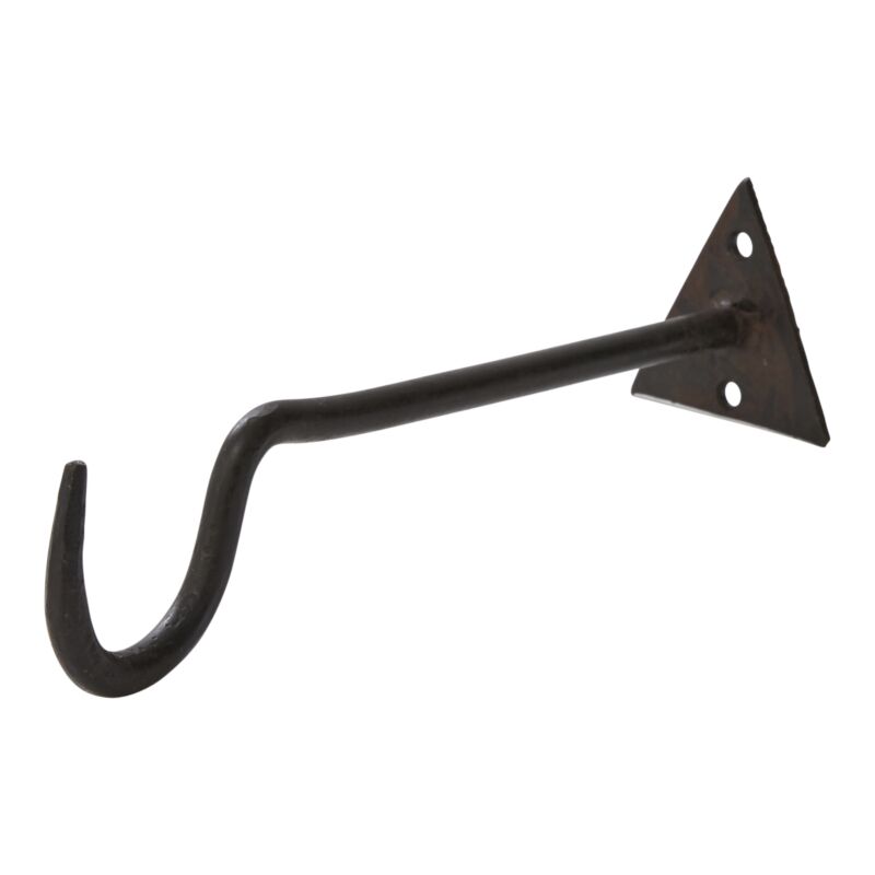 Design Shop Black Chet Wall Hanger, 8" X 1.75"