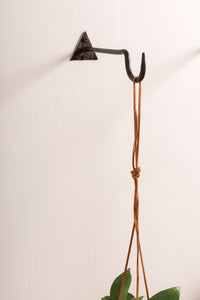 Design Shop Black Chet Wall Hanger, 8" X 1.75"
