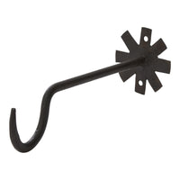 Design Shop Black Chet Wall Hanger, 8" X 2.5"