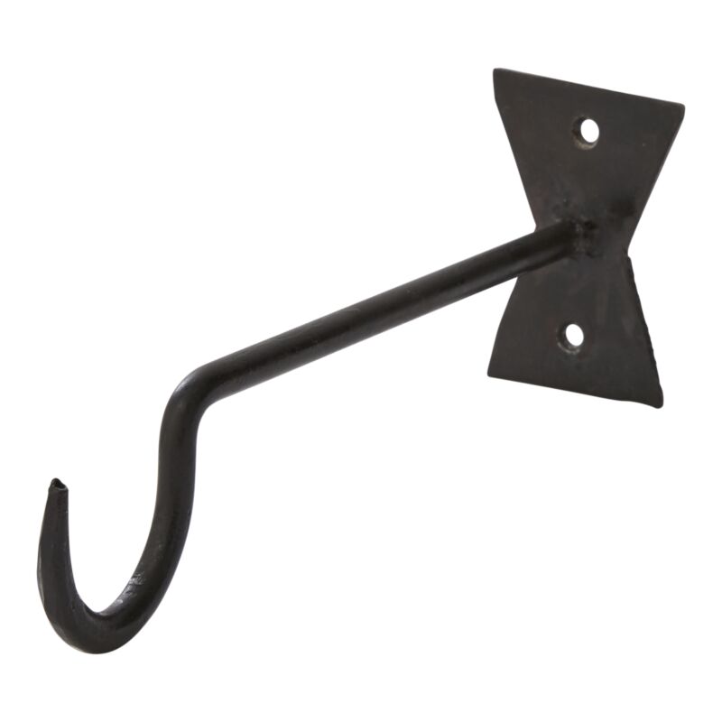 Design Shop Black Chet Wall Hanger, 8" X 2.75"