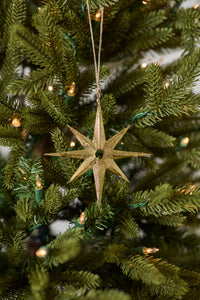 Design Shop Starbright Ornament 5.25"x 0.5"x 5", Set of 4