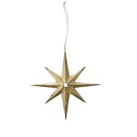 Design Shop Starbright Ornament 8.5"x 0.5"x 9", Set of 4