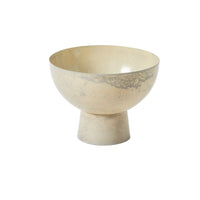Design Shop Off-White Isabella Compote, 8.5" X 6.5", Set of 2.