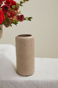 Design Shop Tan Asmara Collection Vase, 4" X 8", Set of 6.
