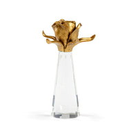 Chelsea House Small Rose On Stand - Gold
