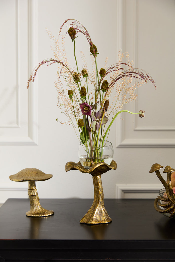 Design Shop Antique-Gold Lichen Collection Planter, 6.5" X 9".