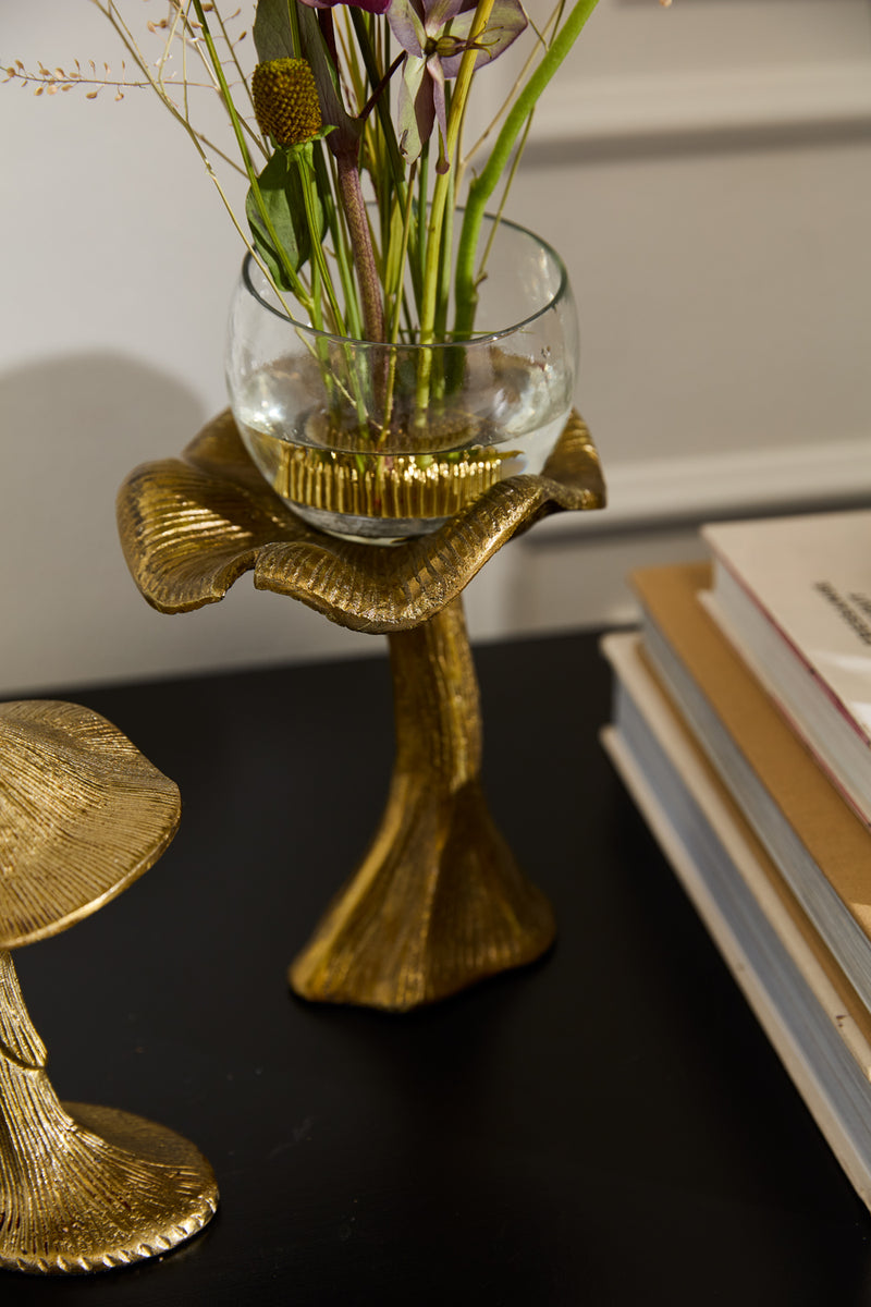 Design Shop Antique-Gold Lichen Collection Planter, 6.5" X 9".