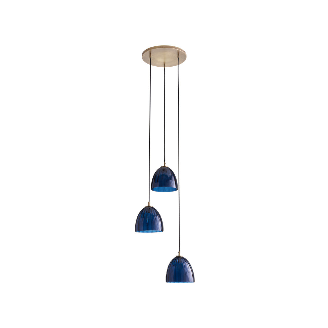 Wildwood Caterina Triple Pendant - Blue Avio