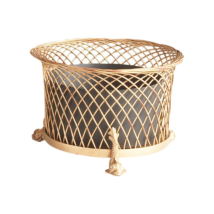 Chelsea House Round Dolphin Planter