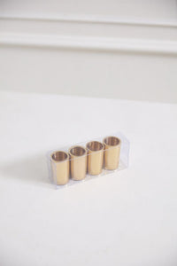 Design Shop Tune Candlestick Set of 4 - 1"x 1.75"