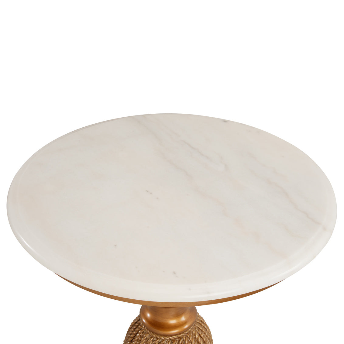 Chelsea House Tassel Side Table- Silver & Gold