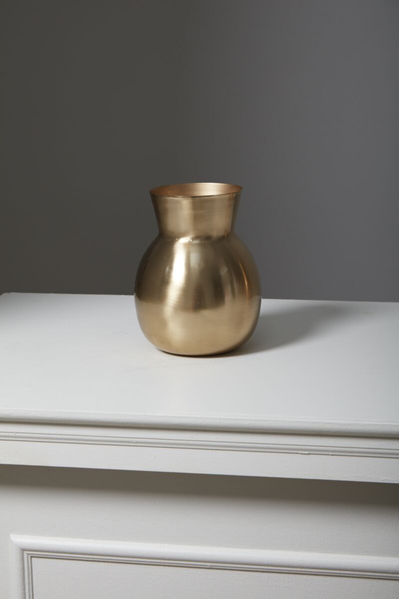 Design Shop Golden Love Vase 6.5"x 8"