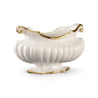 Chelsea House Oval Pot - White