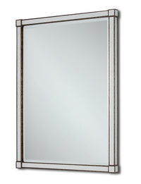 Currey and Company - 1000-0008 - Mirror - Monarch - Silver Viejo