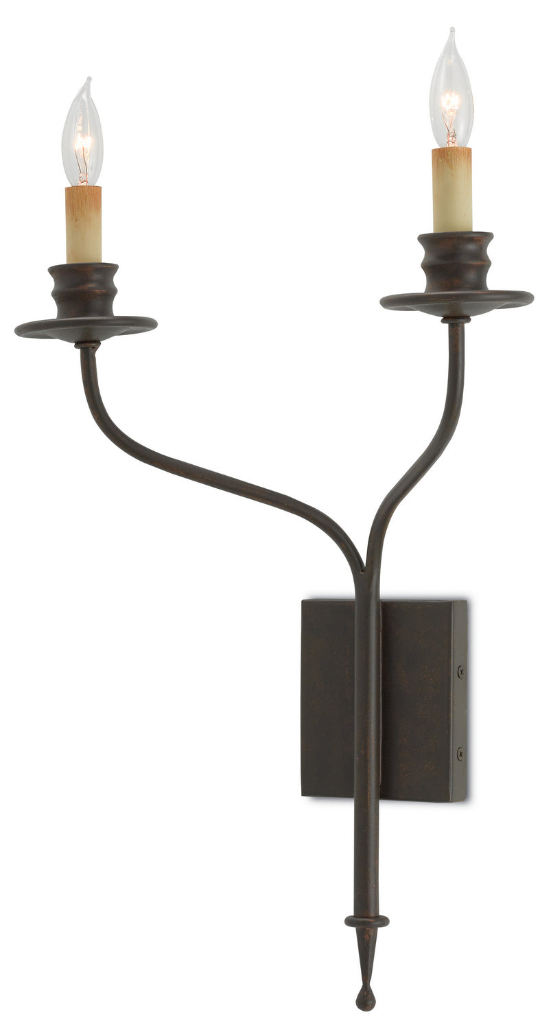 Currey and Company - 5000-0038 - Two Light Wall Sconce - Highlight Bronze Wall Sconce - Bronze Gold