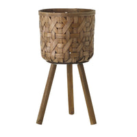 Design Shop Natural Bam Basket, 10.75" X 21.5".