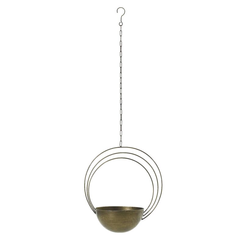 Design Shop Gold Saturn Collection Hanger, 15.75" X 17.75"