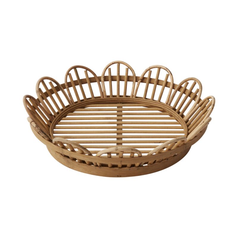 Design Shop Natural Bloemen Tray, 15.5" X 3.5"