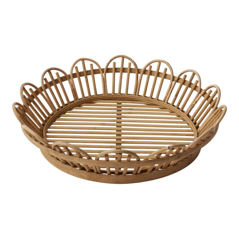 Design Shop Natural Bloemen Tray, 17.75" X 4"