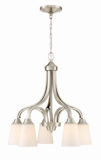 Craftmade - 41915-BNK - Five Light Chandelier - Grace - Brushed Polished Nickel