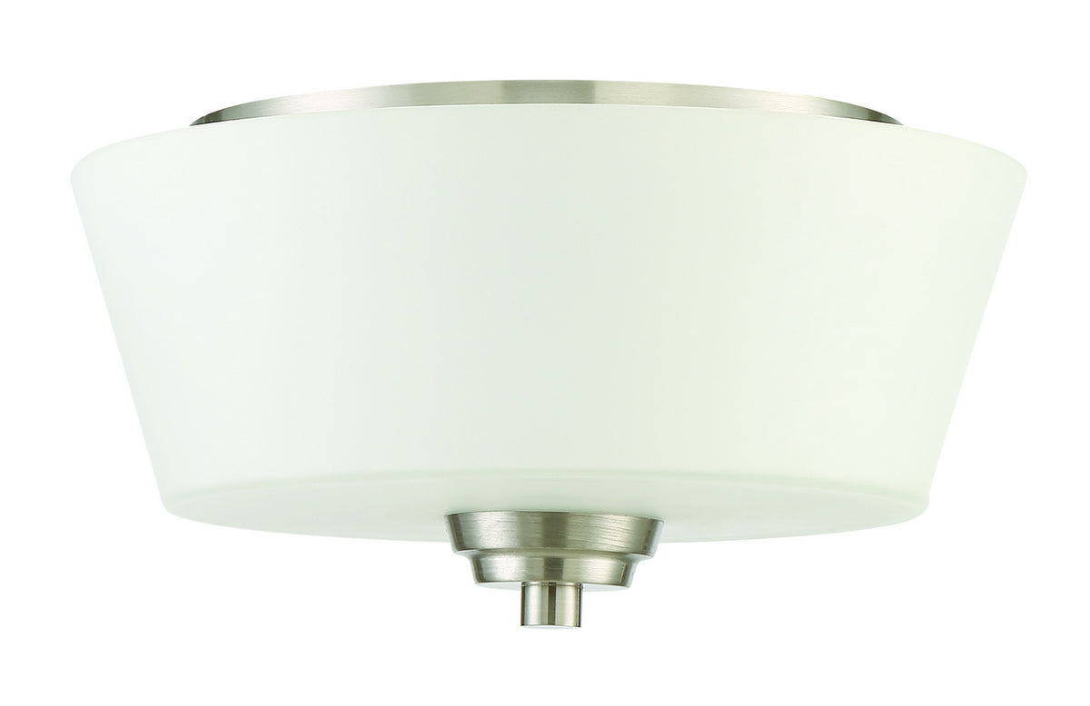 Craftmade - 41982-BNK - Two Light Flushmount - Grace - Brushed Polished Nickel