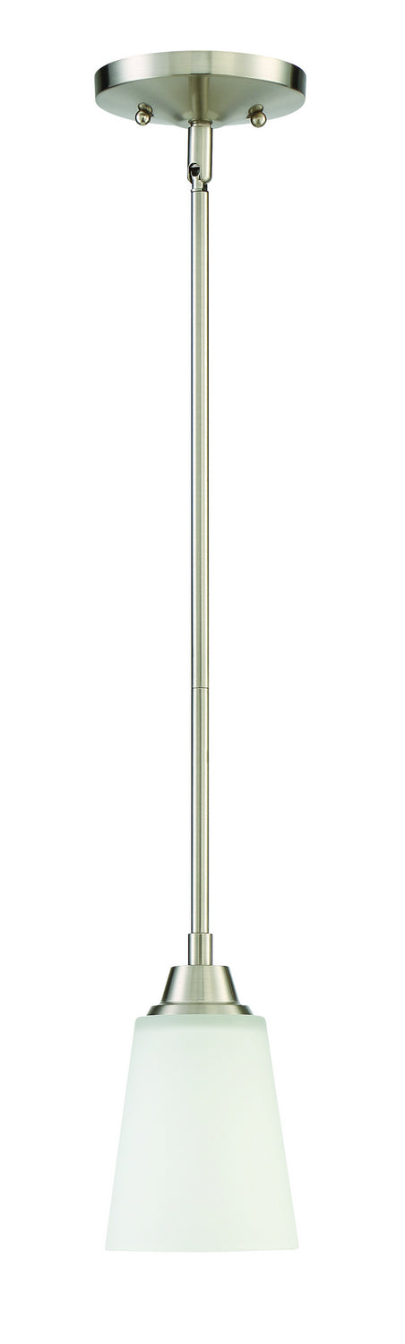 Craftmade - 41991-BNK - One Light Mini Pendant - Grace - Brushed Polished Nickel
