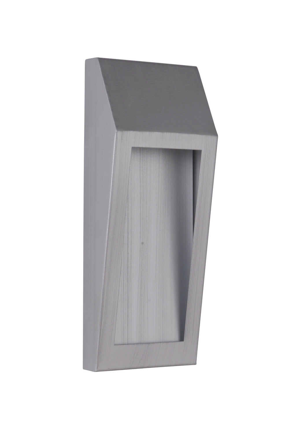 Craftmade LED Pocket Sconce from the Wedge collection in Brushed Aluminum finish