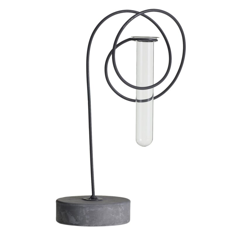 Design Shop Grey Loopty Loop Stand, 7" X 12", Set of 2.